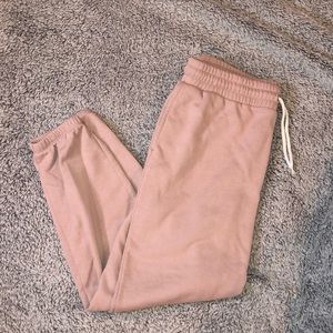 Pink sweatpants